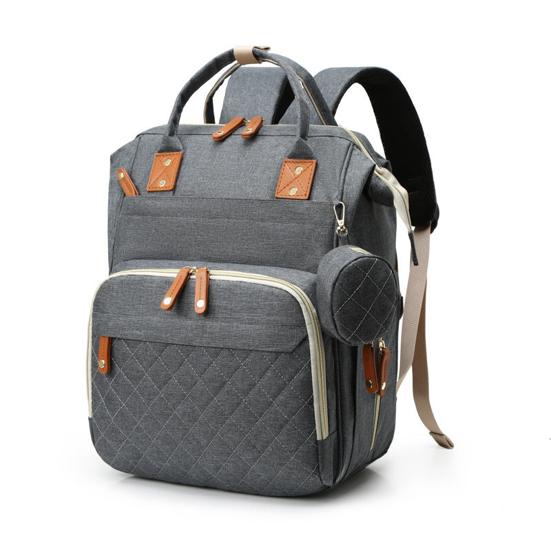 Large Capacity Travel Diaper Backpack – Stylish Mommy Bag
