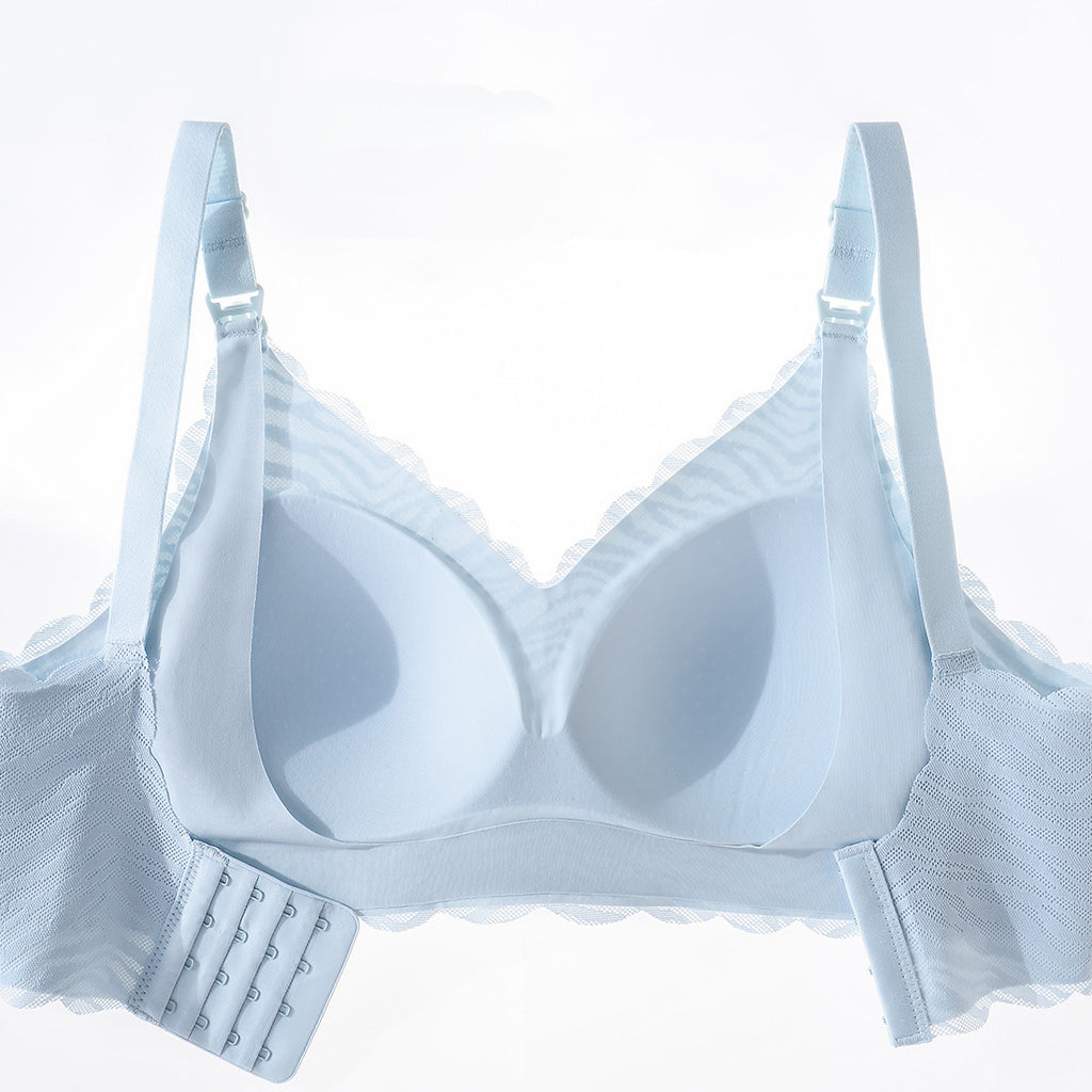 Wire-Free Nursing Bra – Non-Marking One-Piece Breastfeeding Bra