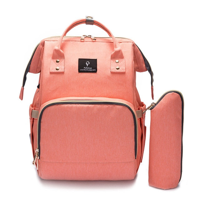 USB Charging Diaper Backpack – Waterproof Nursing Travel Bag