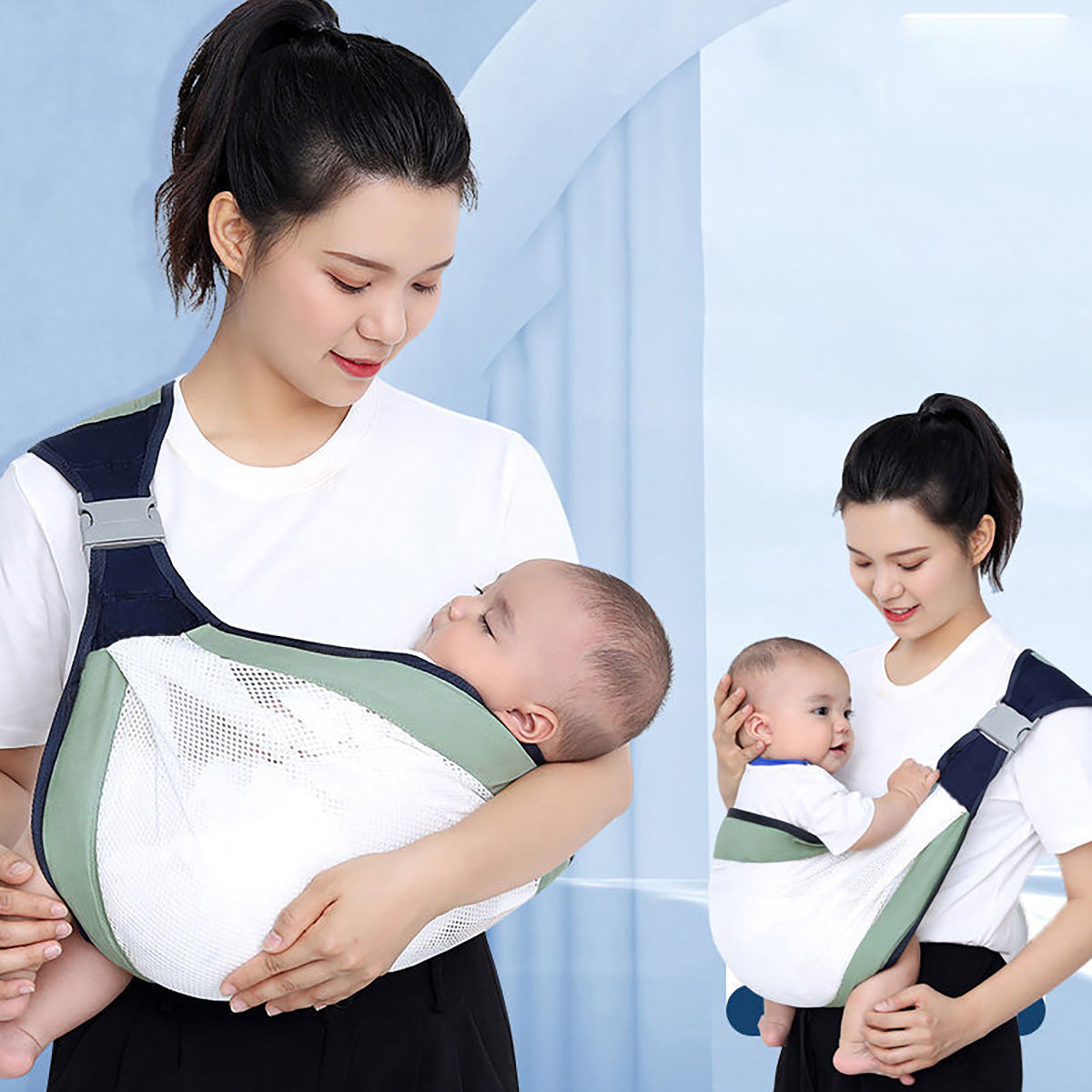 All-Season Front & Hip Baby Carrier – Breathable Multi-Position Sling