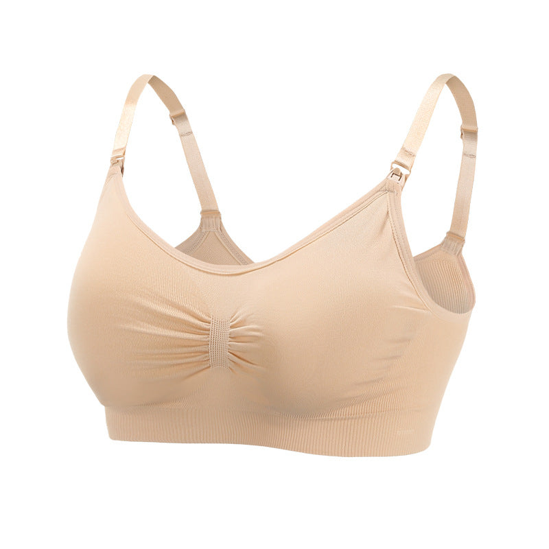 Seamless Nursing Bra – Wireless Maternity Bra for Breastfeeding