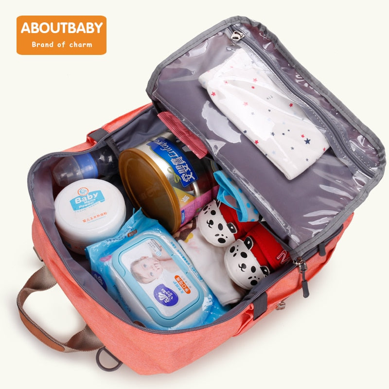 Waterproof Diaper Bag Backpack – Large Capacity Nappy Rucksack