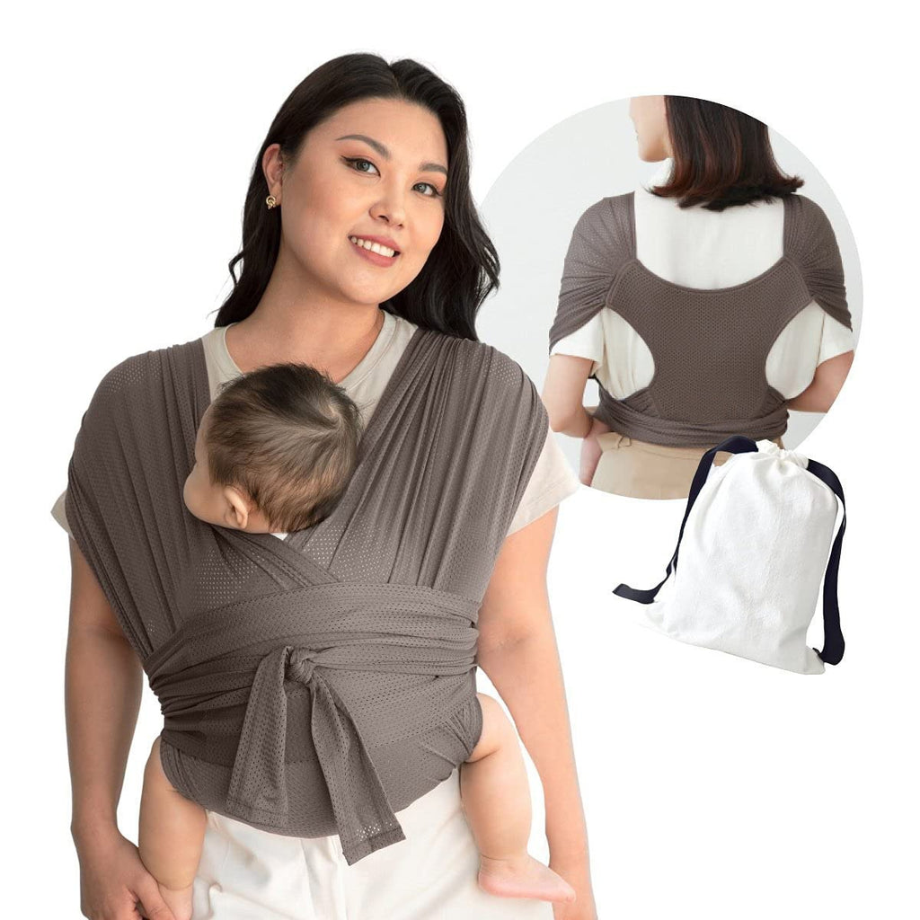 Front-Facing Summer Baby Wrap Carrier – Newborns & Infants