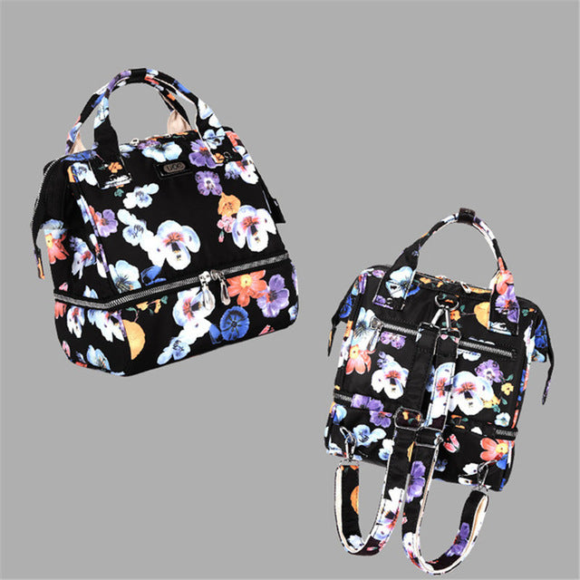 Insulated Fashion Diaper Backpack – Large Capacity Maternity Travel Bag