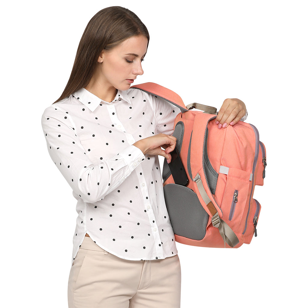 Waterproof Diaper Bag Backpack – Large Capacity Nappy Rucksack