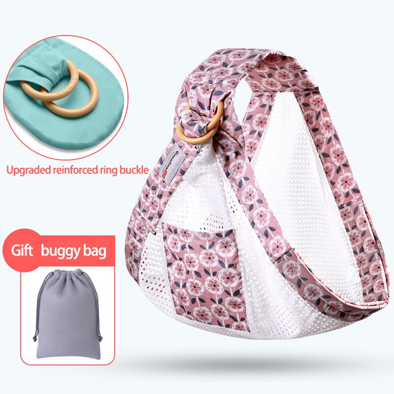 Mesh Newborn Kangaroo Carrier with Nursing Cover – Dual Purpose