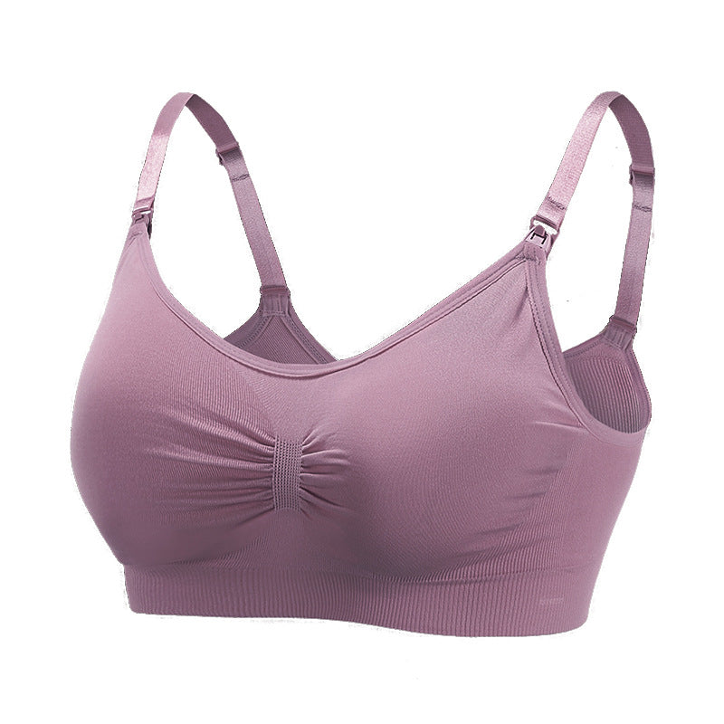 Seamless Nursing Bra – Wireless Maternity Bra for Breastfeeding
