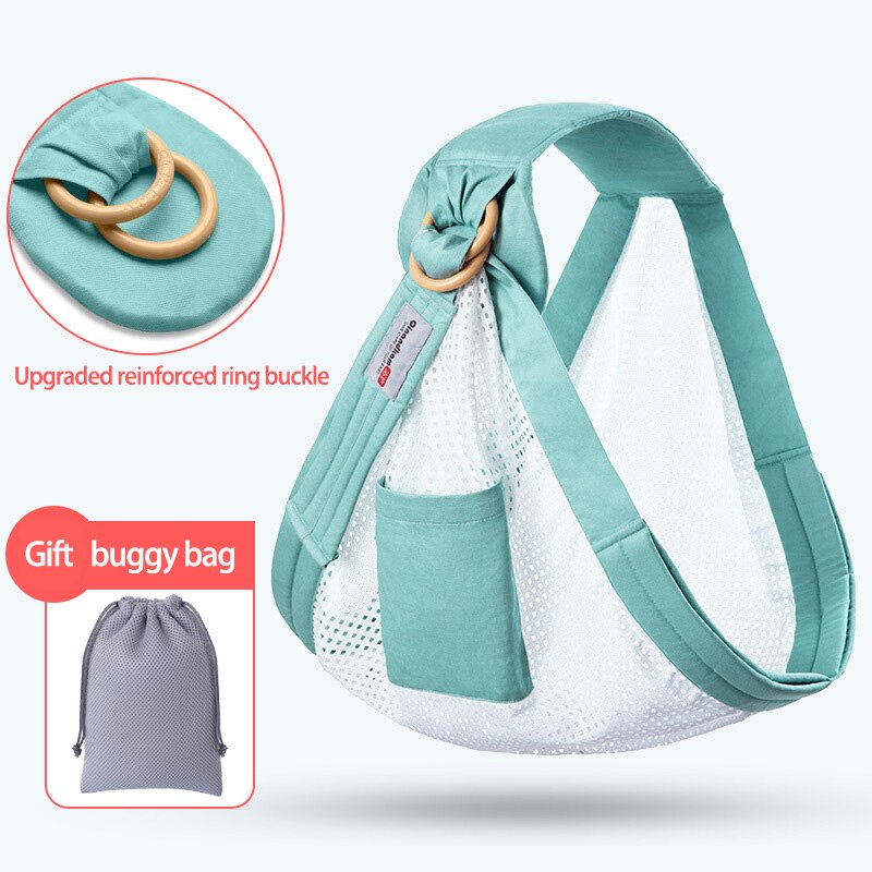 Mesh Newborn Kangaroo Carrier with Nursing Cover – Dual Purpose