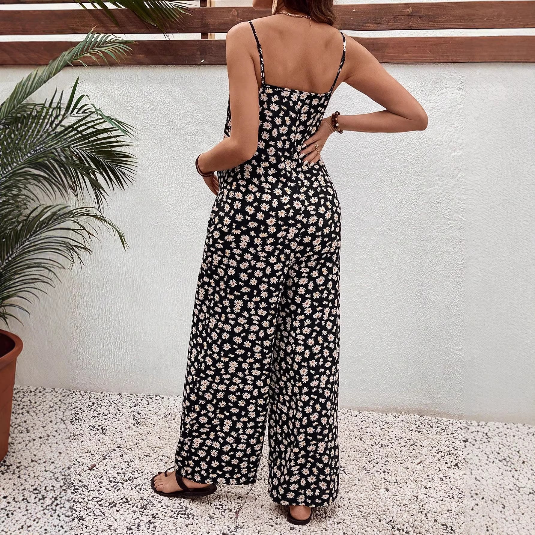 Bohemian Printed Maternity Jumpsuit – Casual Pregnancy Overalls