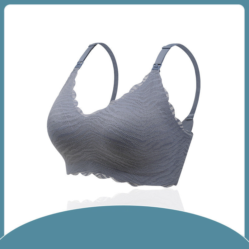 Wire-Free Nursing Bra – Non-Marking One-Piece Breastfeeding Bra