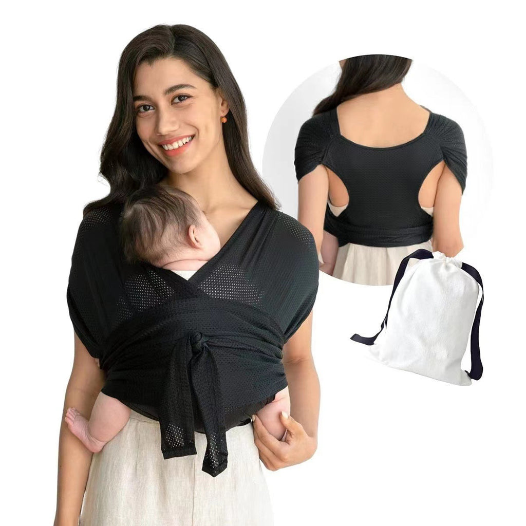 Front-Facing Summer Baby Wrap Carrier – Newborns & Infants