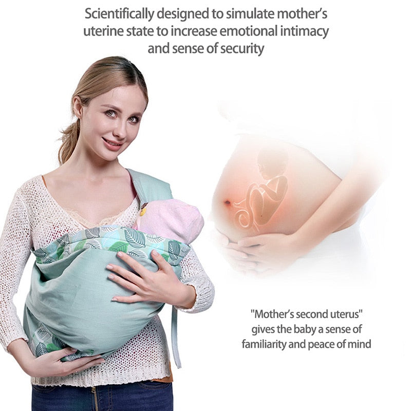 Mesh Newborn Kangaroo Carrier with Nursing Cover – Dual Purpose