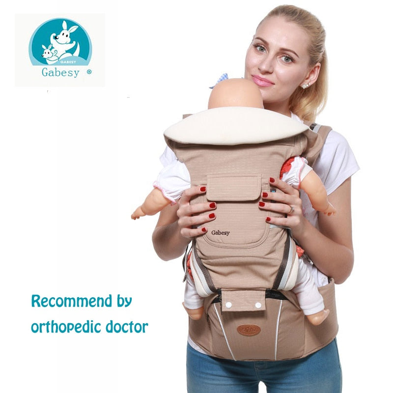 Gabesy Ergonomic Hip Seat Baby Carrier – Prevents O-Leg for Newborns