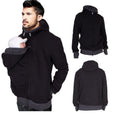 Baby Carrier Hoodie for Moms & Dads – Kangaroo Maternity Zip-Up