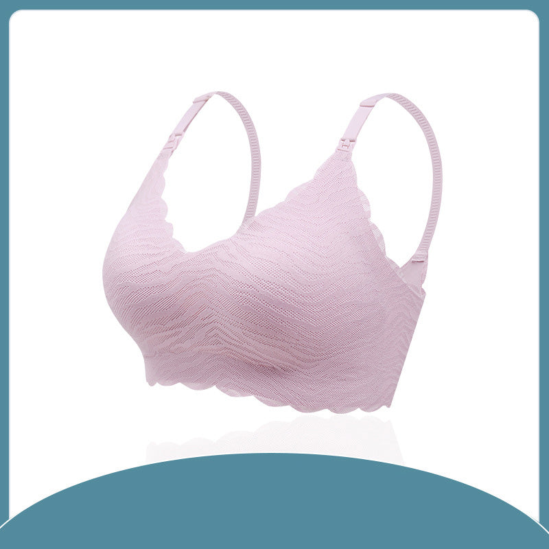 Wire-Free Nursing Bra – Non-Marking One-Piece Breastfeeding Bra