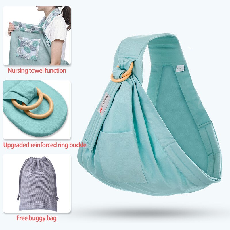 Mesh Newborn Kangaroo Carrier with Nursing Cover – Dual Purpose