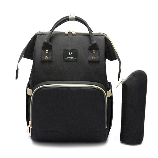 USB Charging Diaper Backpack – Waterproof Nursing Travel Bag