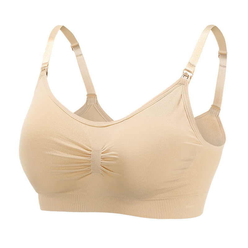Seamless Nursing Bra – Wireless Maternity Bra for Breastfeeding