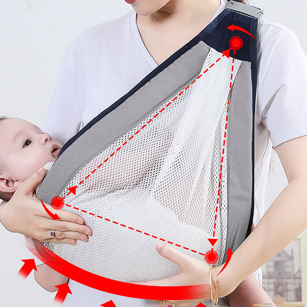 All-Season Front & Hip Baby Carrier – Breathable Multi-Position Sling